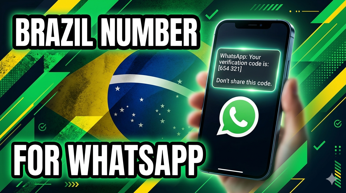 Temporary Brazilian Number for WhatsApp | Fast OTP