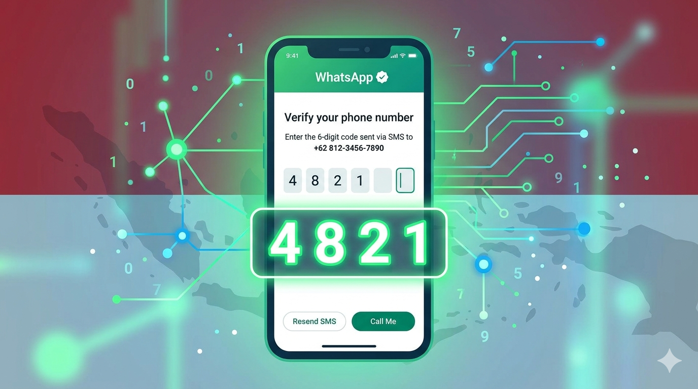 How to Get WhatsApp Indonesia Virtual Number with OTPGET