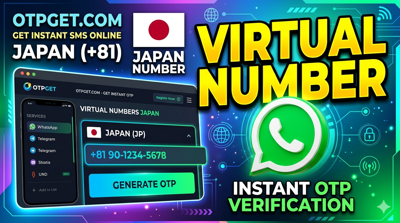 how to get whatsapp japan virtual number – OTPGET guide