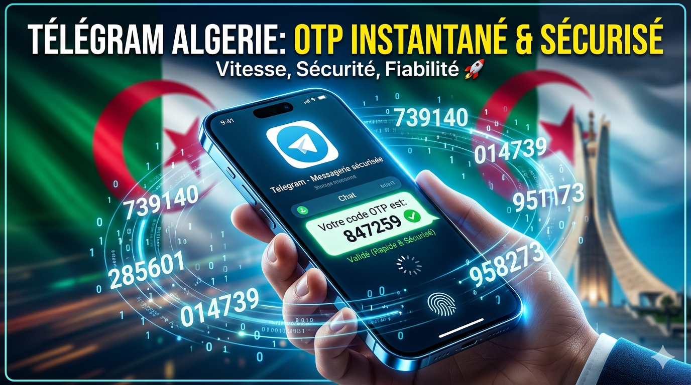 Get Telegram Algeria Virtual Number Instantly with OTPGET