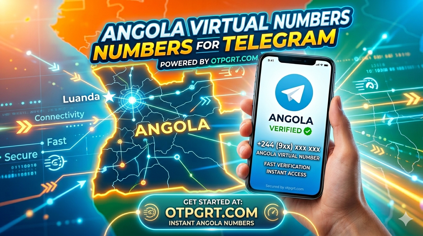 how to get telegram Angola virtual number – OTPGET guide