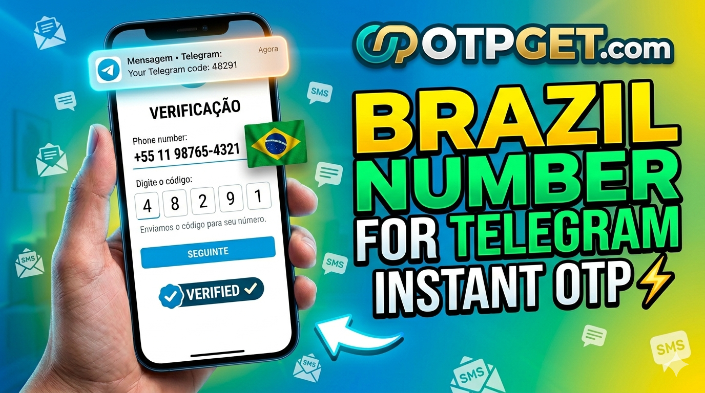 How to Get Telegram Brazil Virtual Number Easily with OTPGET
