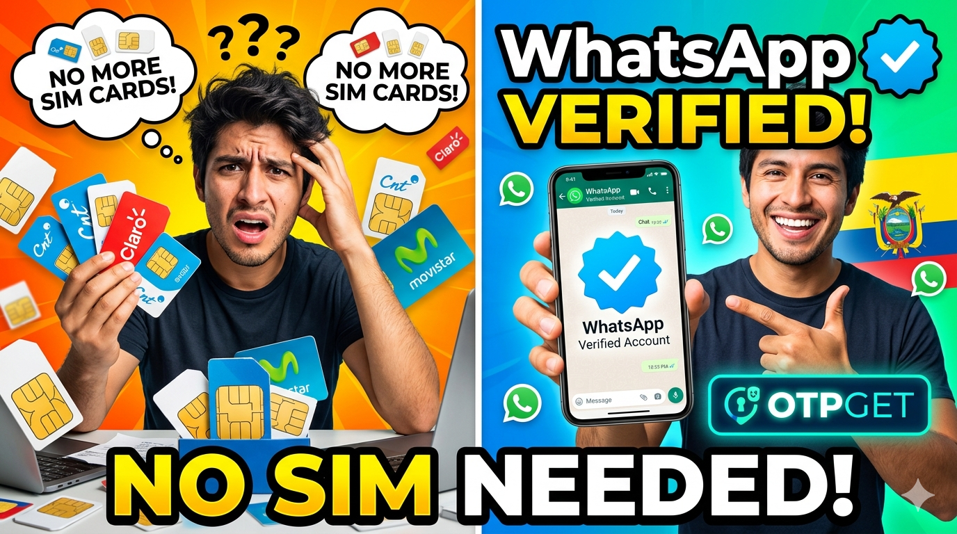 How to Get WhatsApp Ecuador Virtual Number with OTPGET