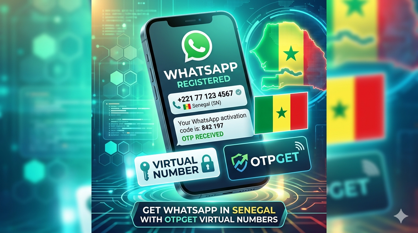 How to get WhatsApp Senegal Virtual number – OTPGET