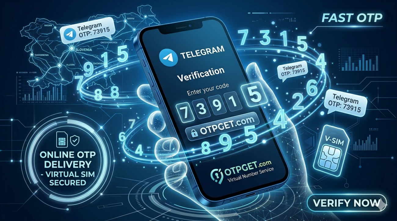 Telegram Slovenia Virtual Number: Get OTP Instantly with OTPGET
