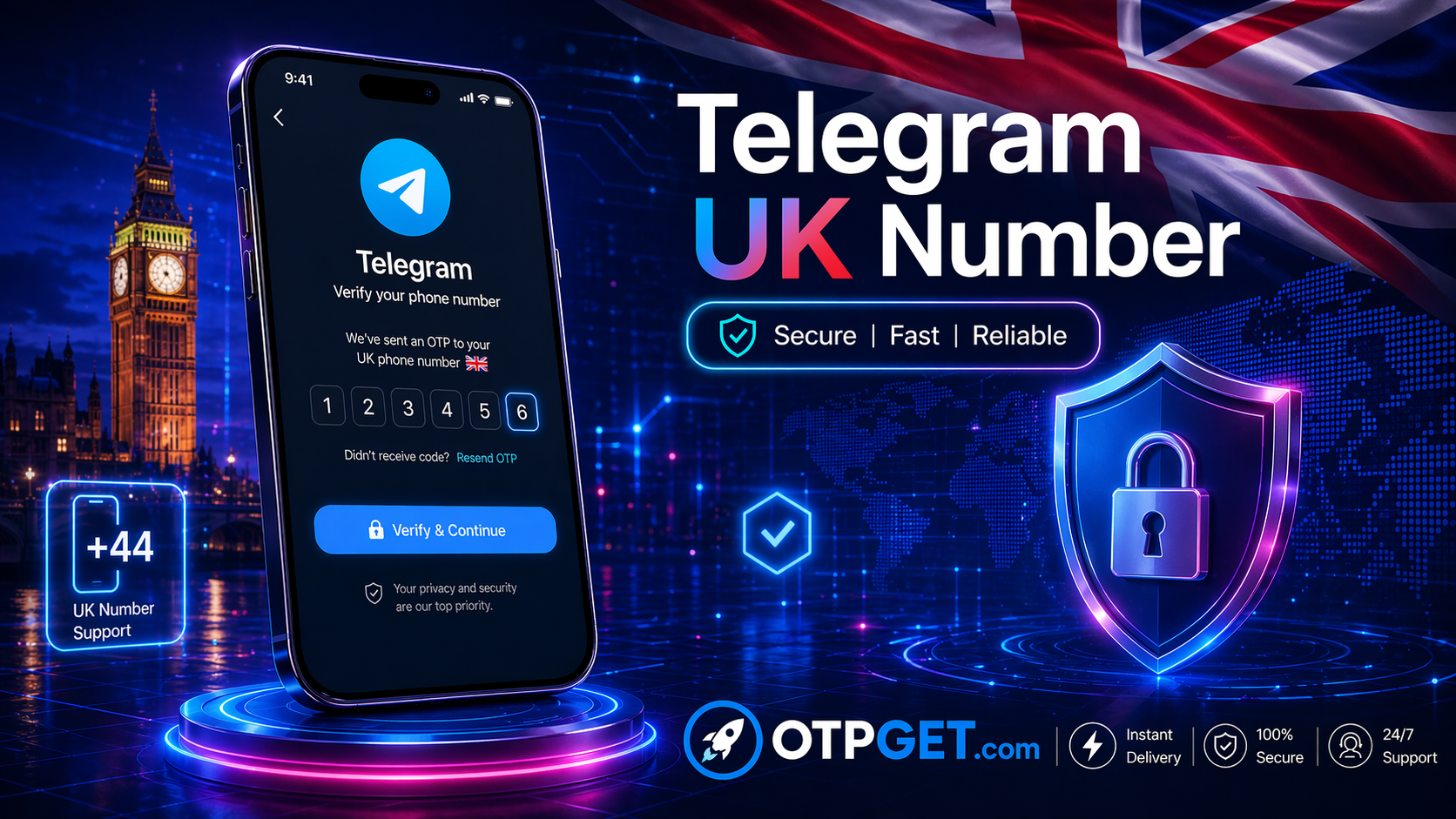 How to Get Telegram United Kingdom Number Fast & Secure
