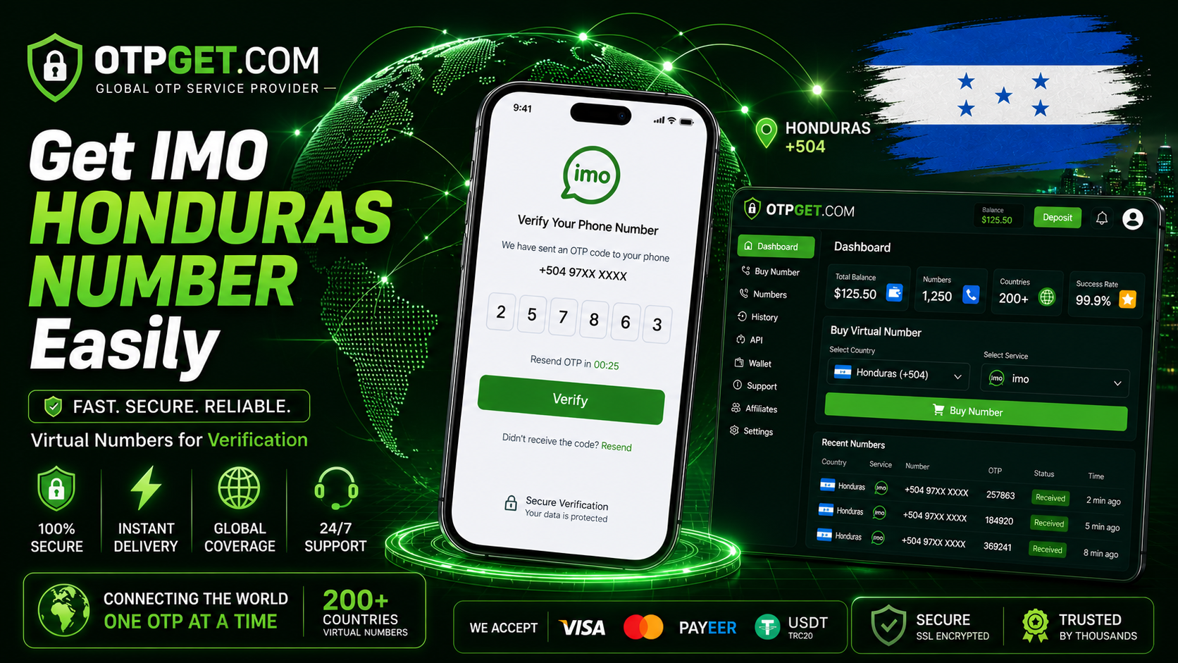How to Get IMO Honduras Number with OTPGET Virtual Solution Guide