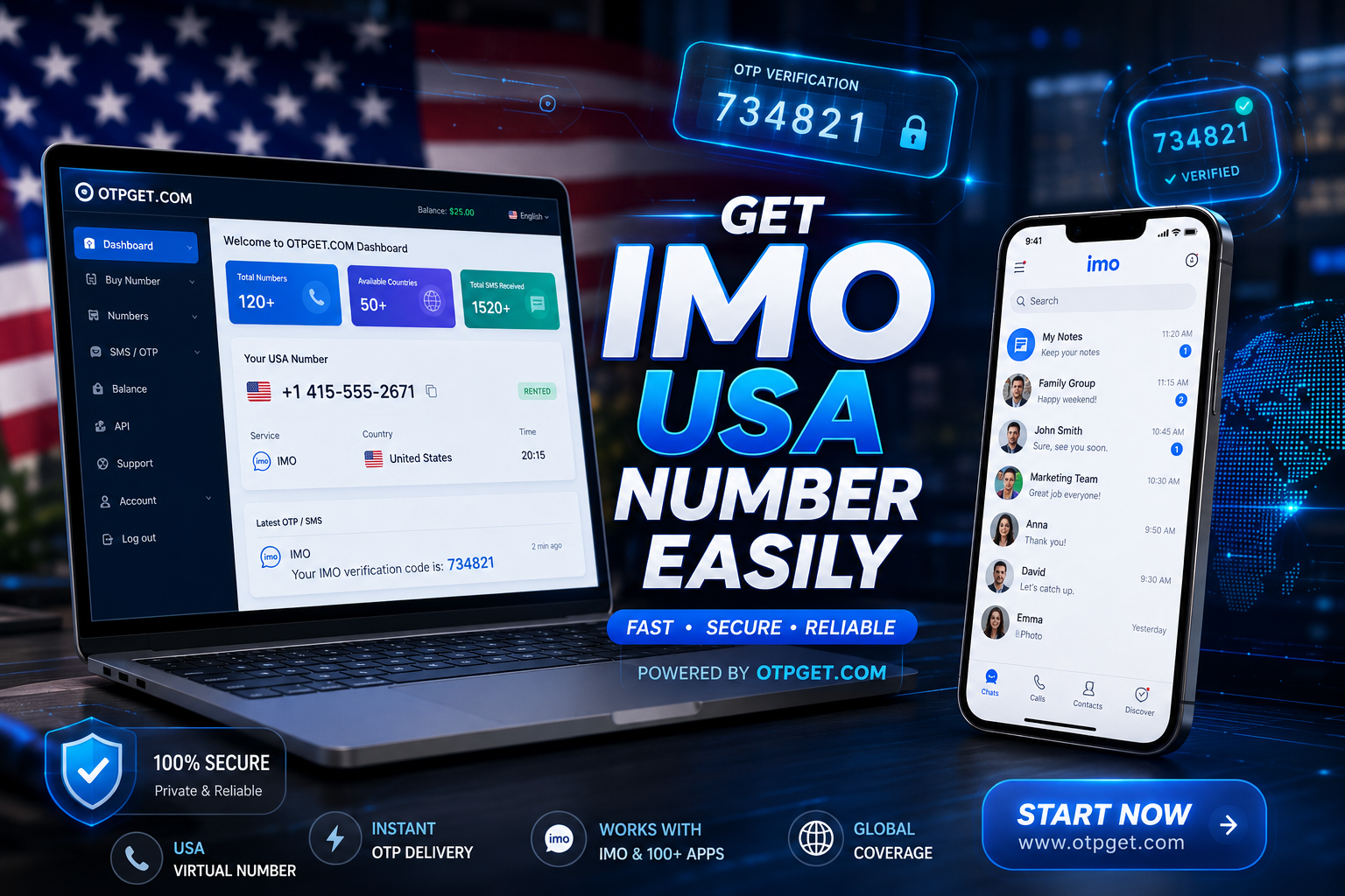How to Get an IMO United States Number Using OTPGET Guide