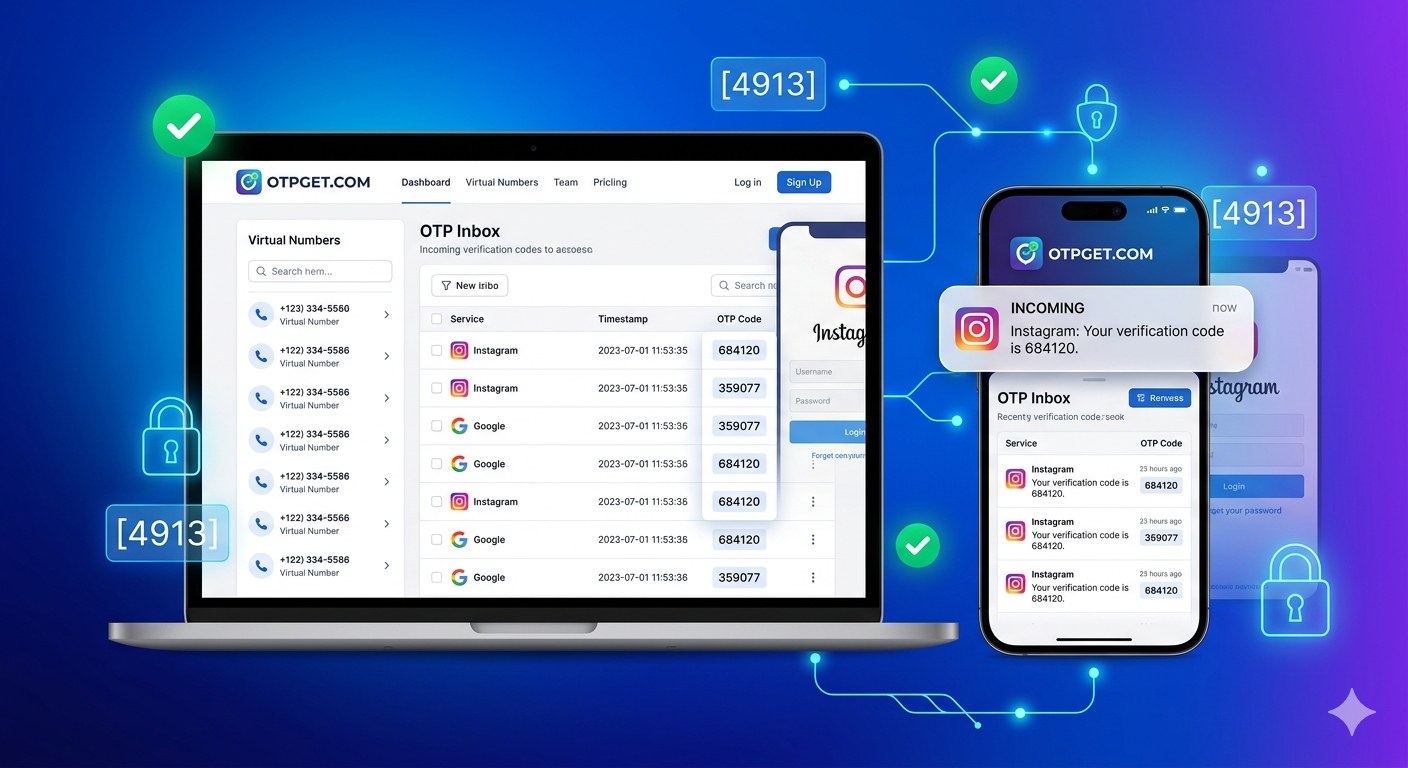 How to get instagram Indonesia number for OTP SMS Access Guide 2026