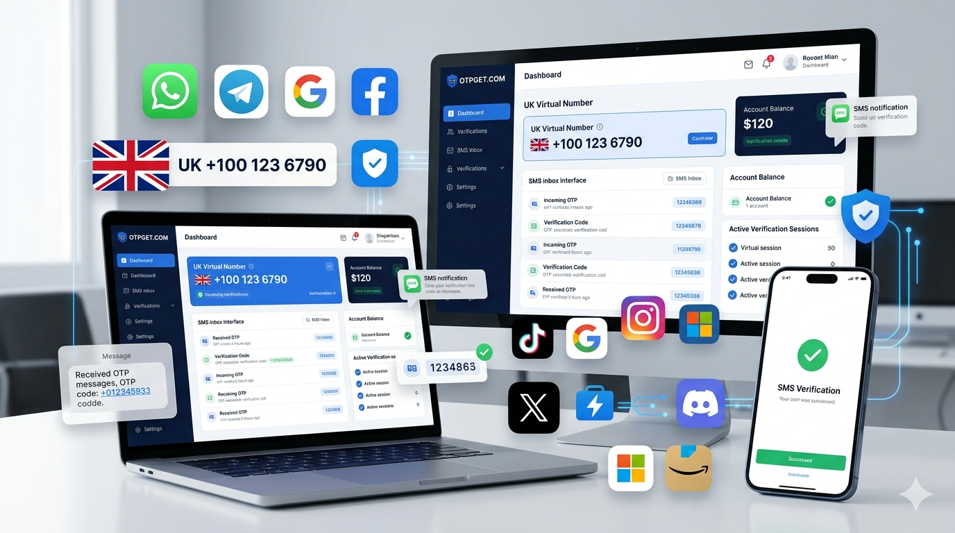 UK Virtual Number for SMS Verification | Fast OTP Delivery