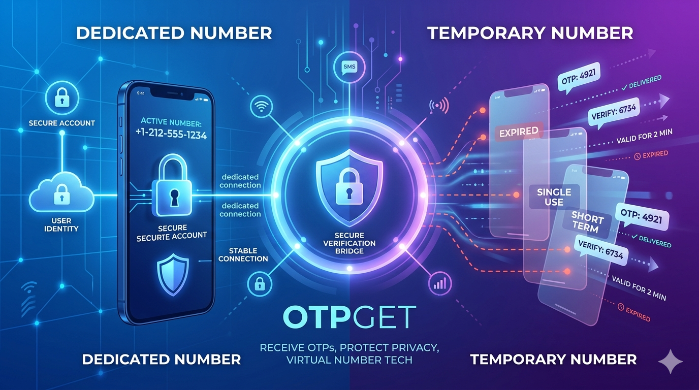 OTPGET: Dedicated vs Temporary Number for Secure Verification