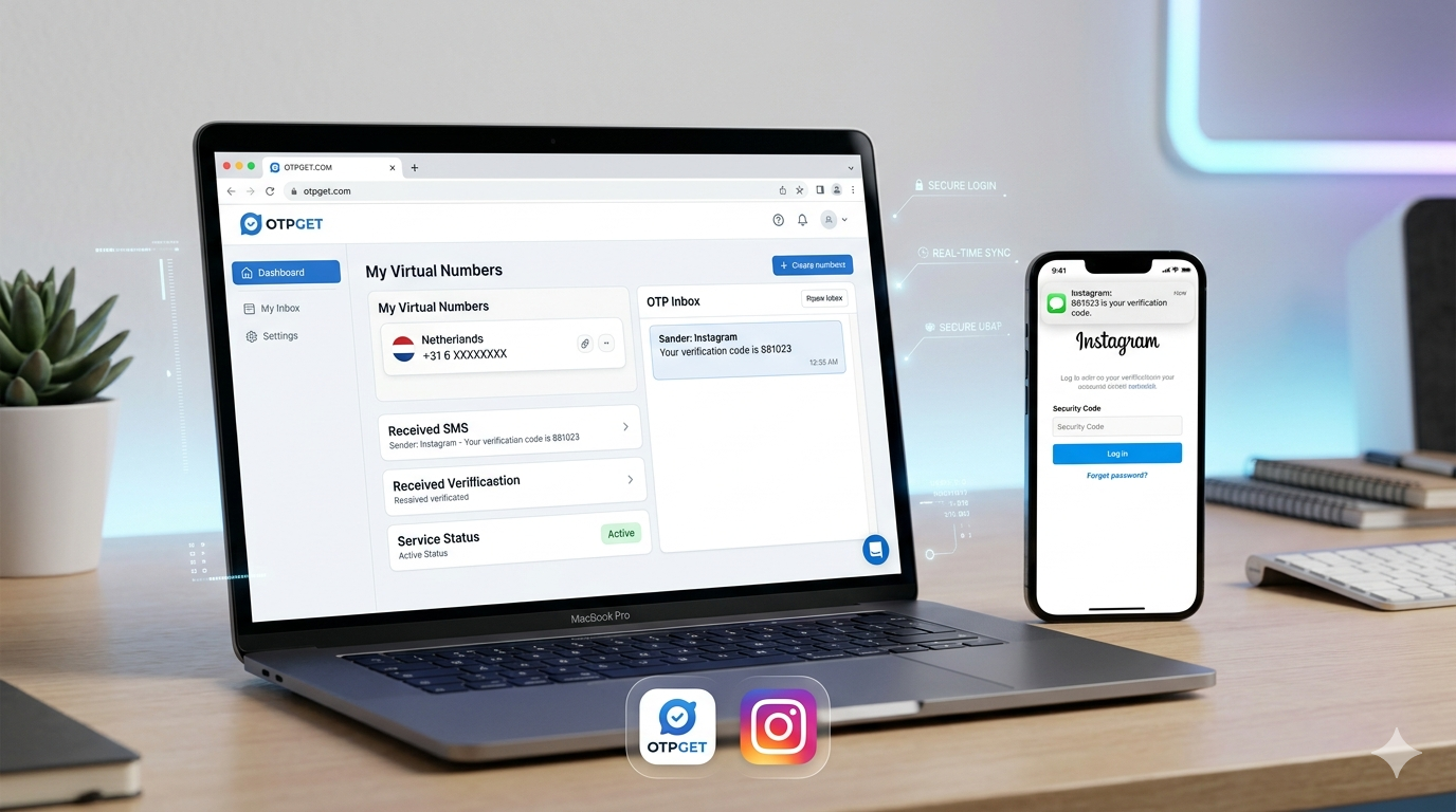 How to Get Instagram Netherlands Number Using OTPGET Easily