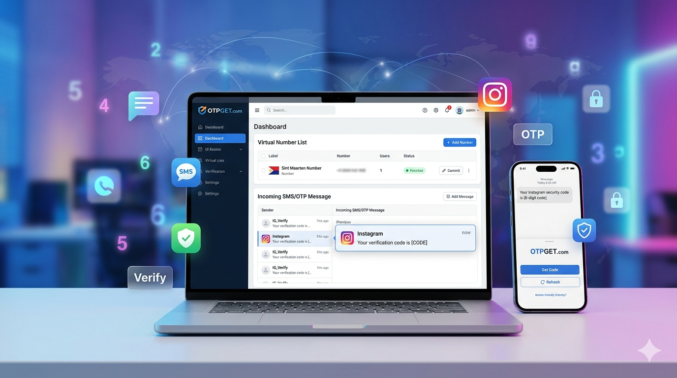 How to Get Instagram Sint Maarten Number Using OTPGET Fast Now