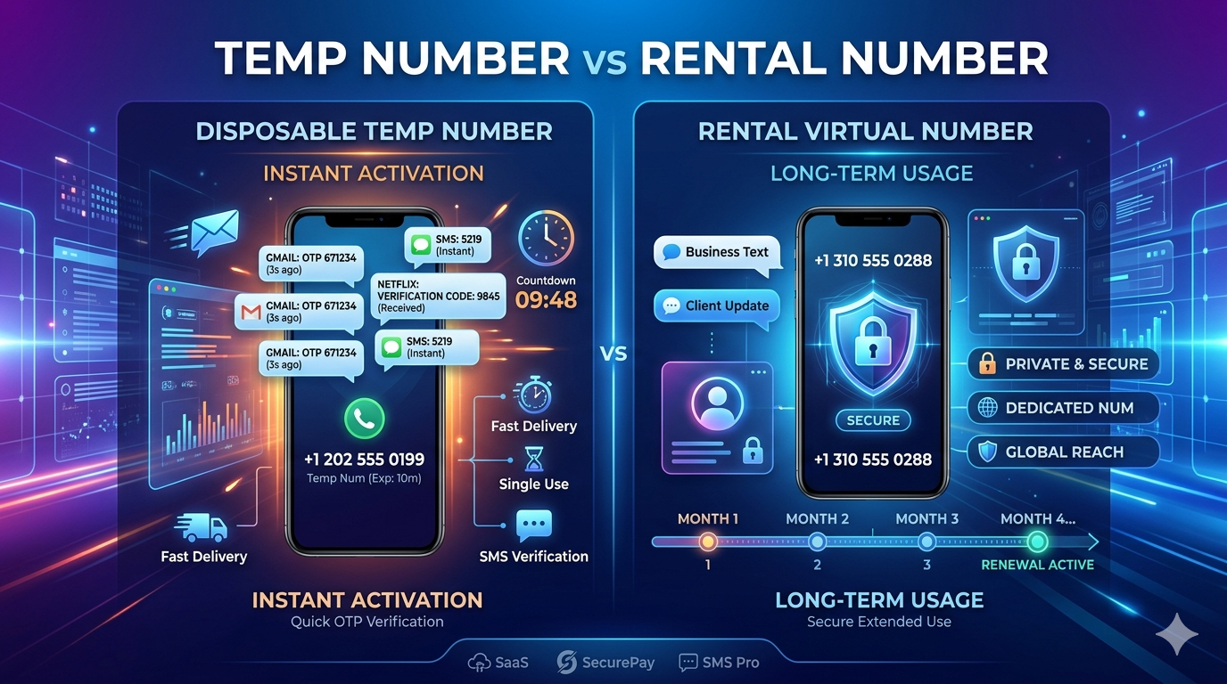 Temp Number vs Rental Number: Key Differences Explained