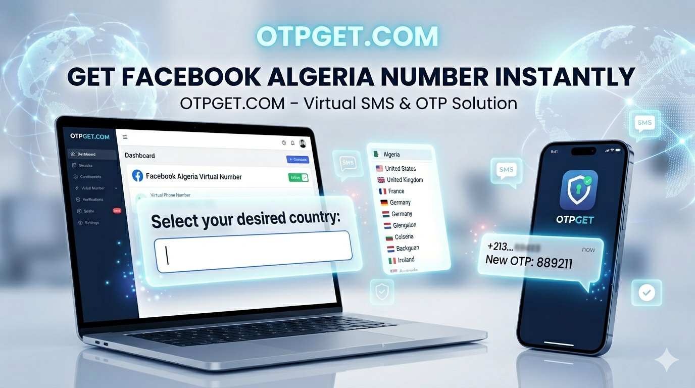 How to Get Facebook Algeria Number Using OTPGET Easily Today