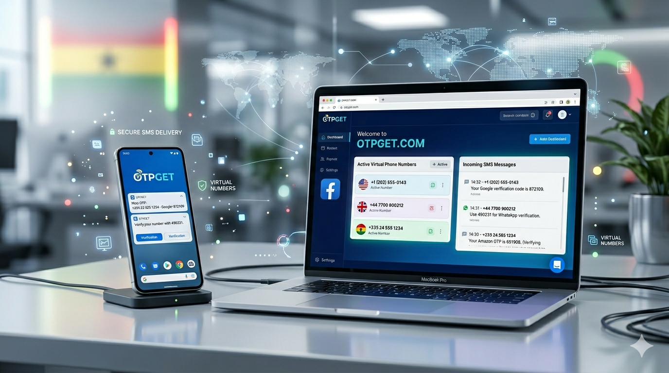 How to Get Facebook Ghana Number Using OTPGET Easily