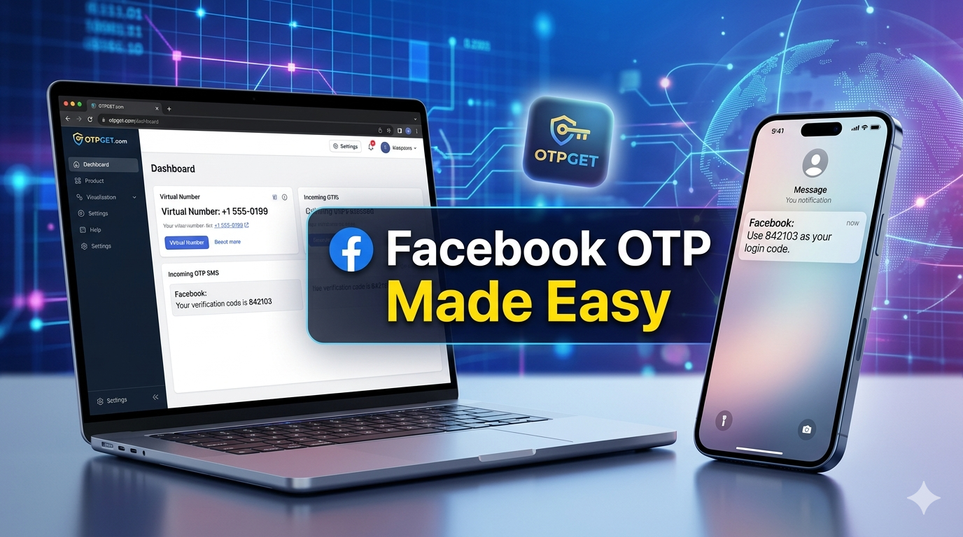 Facebook Kosovo Number: OTP Verification Virtual Number | OTPGET
