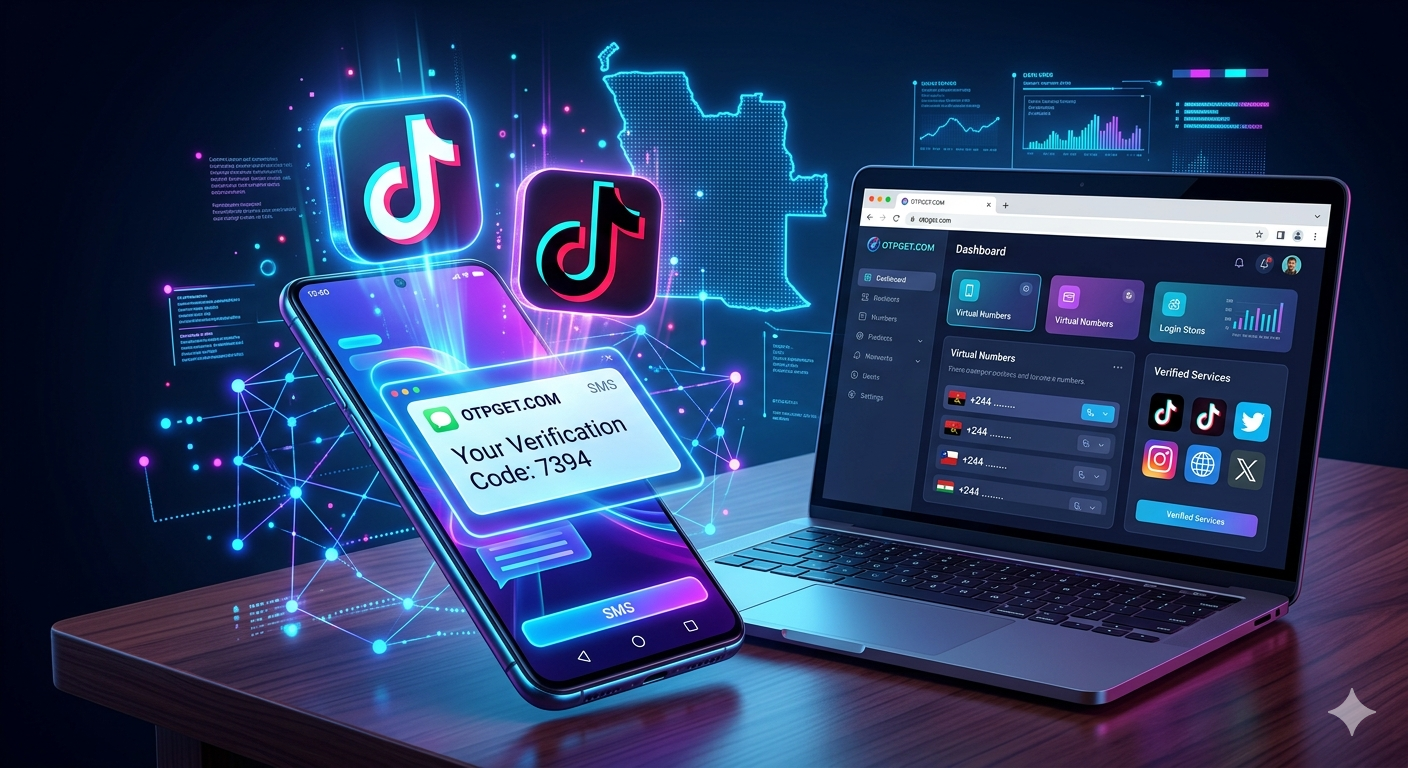 TikTok Number & Douyin Angola Number with OTPGET Access