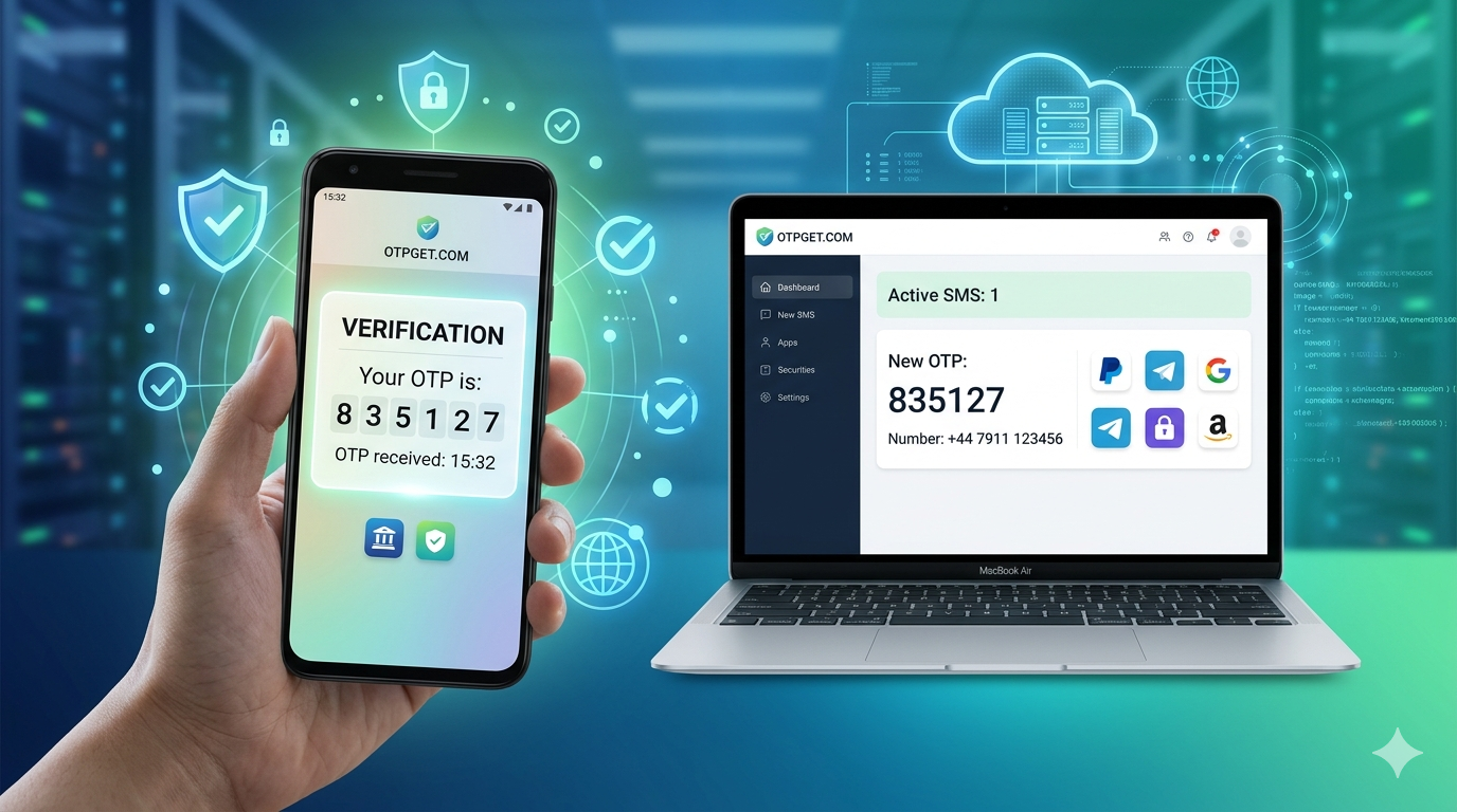 OTPGet Virtual OTP Number Service – Receive OTP Online Instantly