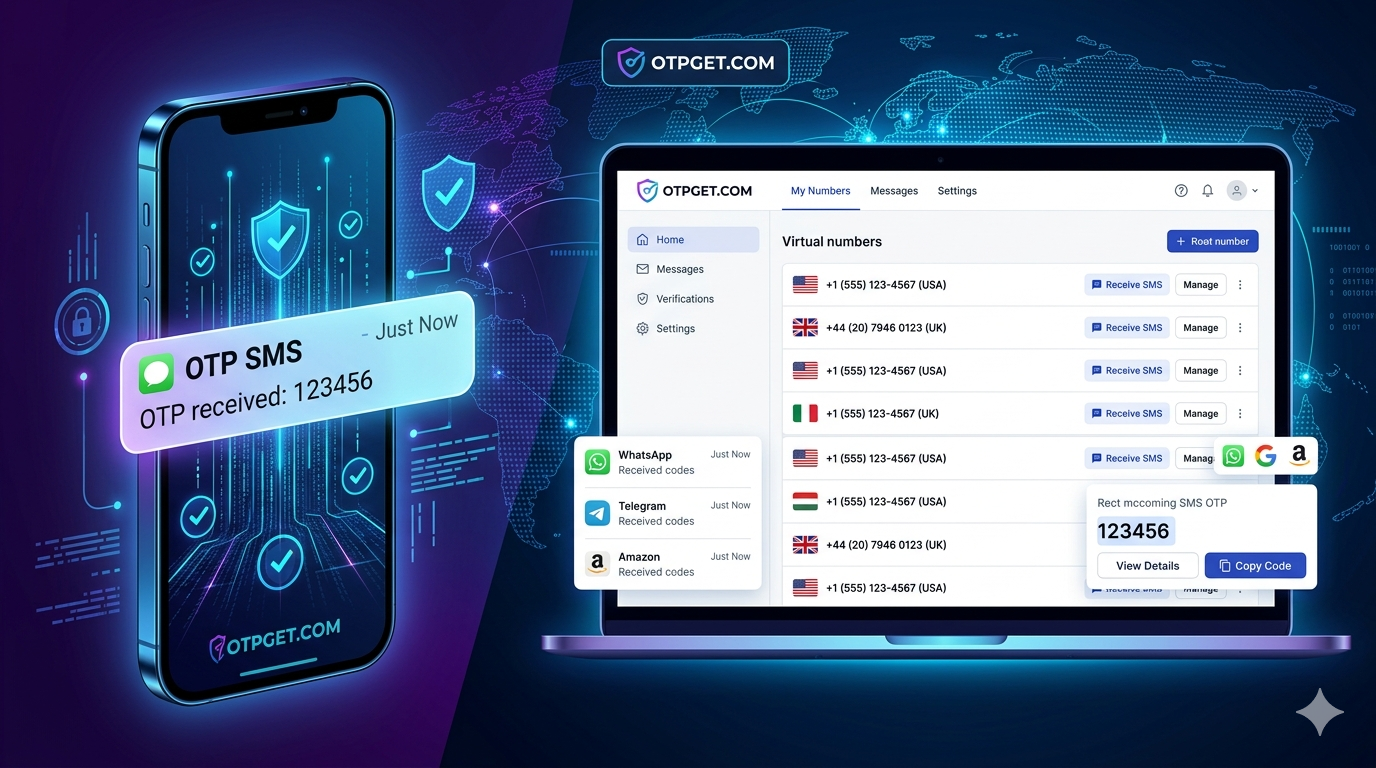 Rent a Number for OTP Verification with OTPGET Easily Fast Secure